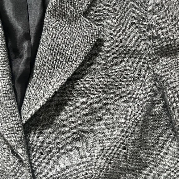 Eddie Bauer Gray Wool Blazer for Women Size 6 Office Formal Coat Jacket - Picture 8 of 9